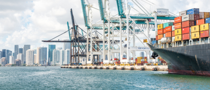 Miami,,Usa,-,September,11,,2019:,The,Port,Of,Miami