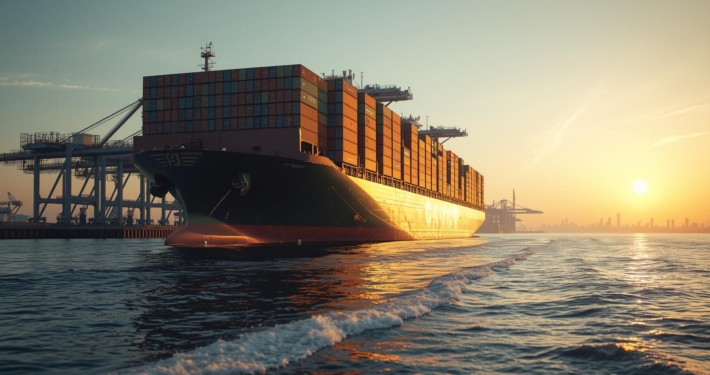 Container ship, FCL containers, LCL containers