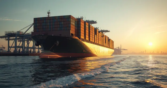 Container ship, FCL containers, LCL containers