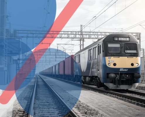 rail freight from China to the UK freight train