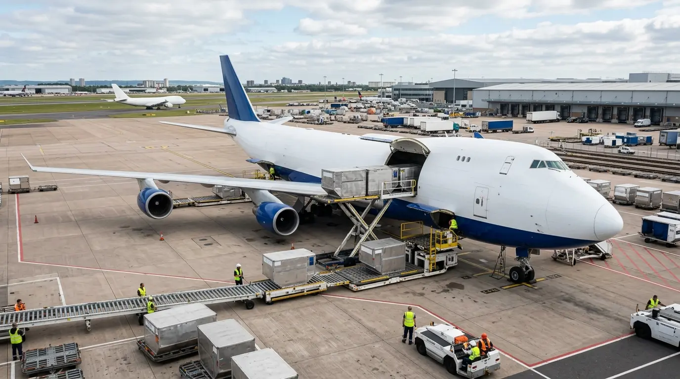 Air Freight from Guangzhou to the UK — air cargo aircraft